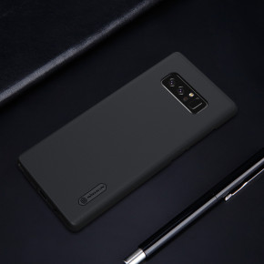 Луксозен твърд гръб оригинален Nillkin за Samsung Galaxy Note 8 N950F черен